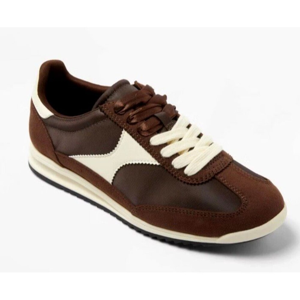 Universal Thread Women’s Skyler Brown Jogger Sneakers, Memory Foam Insole Sz 6